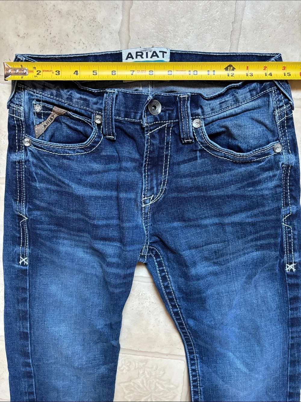 Ariat M7 Silverton Coltrane Slim Fit Straight Leg Jeans Mens 30x30 Dark Denim